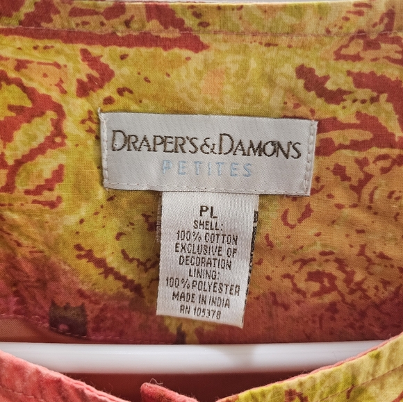 Drapers & Damon's PL Pink Floral Patchwork  Print Jacket - Picture 2 of 5